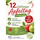 12. Vaihinger Apfeltag & Hochstammaktion in Horrheim