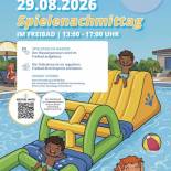 Spielenachmittag im Freibad